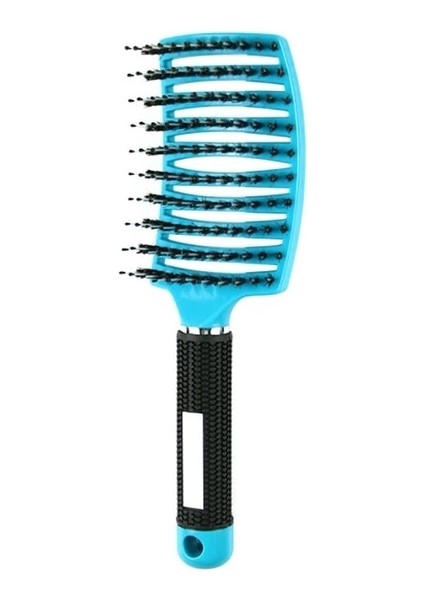 Gökyüzü Mavi Anti Klit Saç Fırçası Kadın Kadın Saç Derisi Masaj Tarak Kıl ve Naylon Saç Fırçası Salon Için Islak Kıvırcık Detangle Saç Fırçası (Yurt Dışından)