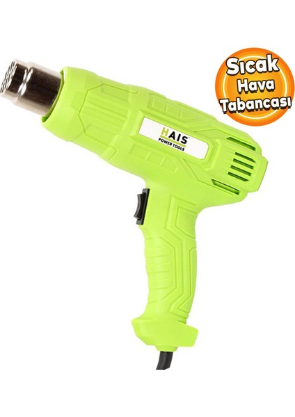 Haıs HG08 Sıcak Hava Tabancası 2 Kademeli 2000W