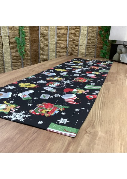 Oya Home Yılbaşı Temalı Ranır- 45*250 cm