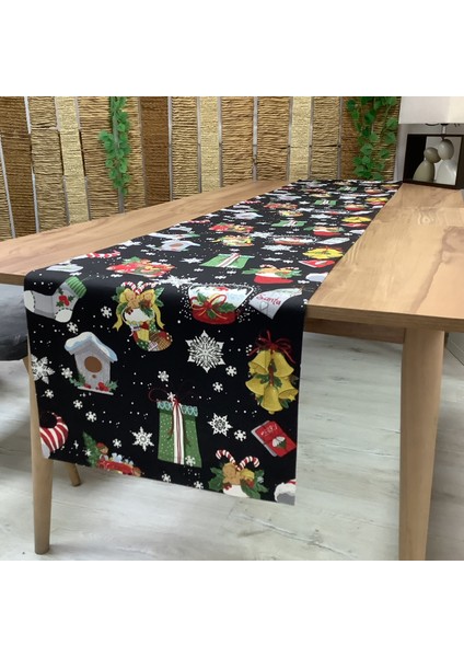 Oya Home Yılbaşı Temalı Ranır- 45*250 cm