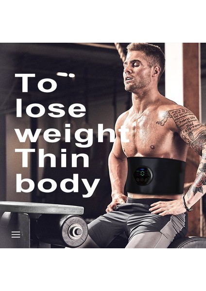 Siyah Karın Kas Çalıştırıcı Ems Elektronik Abs Fitness Ekipmanları Kemer Titreşim Kas Masajı USB Bel Uyluk Buzağı Kol (Yurt Dışından) indirimleri