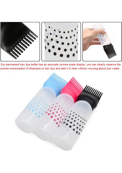 Siyah Berber Dükkanı Salonu 120ML Saç Boyası Aplikatör Şişe Dolum Dağıtım Fırçası Dağıtıcı Terazi ile Kuaförlük Aksesuarları (Yurt Dışından) indirimleri