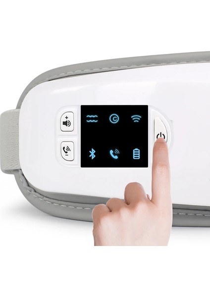 4D Titreşim Akıllı Çift Hava Yastığı Bluetooth Sıcak Uygulama Göz Masaj Cihazı (Yurt Dışından) fırsatları