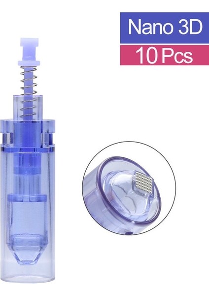 Nano 3DX10 Adet Dr.pen Ultima A1 Elektrikli Mikro Iğneleme Cilt Bakım Seti Araçları Mts Derma Rulo Mezoterapi Otomatik Mikro Iğne Terapi Güzellik Cihazı (Yurt Dışından)