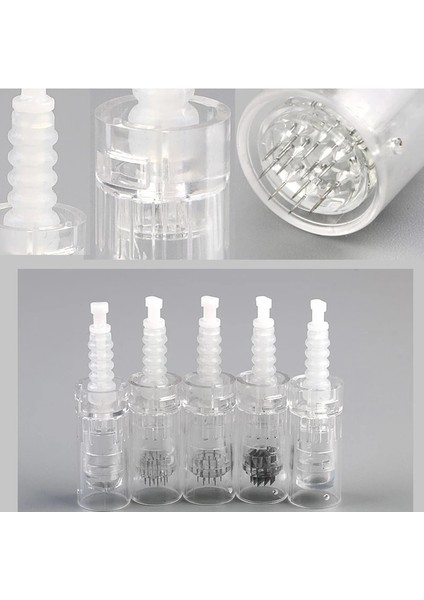 Yuvarlak Nano 50 Adet Elektrikli Derma Kalemi Dövme Iğne Kartuşları 9/12//36/42/nano Ultima N2/m5/m7 Dr.pen Otomatik Mikroiğne Terapisi Mts ve Pmu (Yurt Dışından)