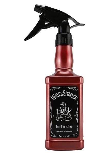 Kırmızı 500 ml Kuaförlük Sprey Şişesi Su Püskürtücü Saç Spreyi Şişesi Sürekli Sprey Şişesi Salon Kuaför Saç Aracı Sulama Kabı (Yurt Dışından)