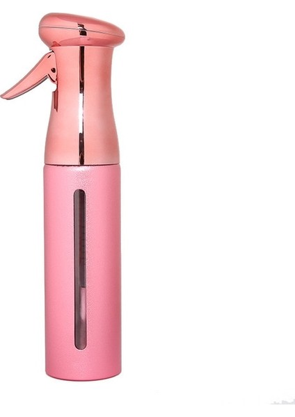 Pembe 300ML Kuaförlük Sprey Şişesi Galvanik Doldurulabilir Ince Sis Püskürtücü Şişe Salon Saç Kesimi Yüksek Basınçlı Su Can (Yurt Dışından)