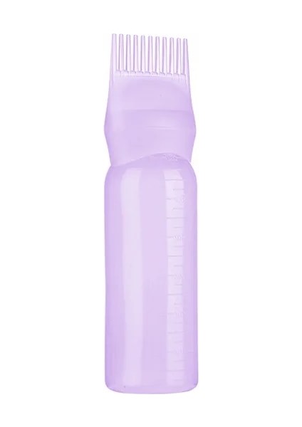 1 Adet-Mor 1/2 Adet 120ML Salon Boş Saç Boyası Şişesi Aplikatör Fırça Dağıtım Saç Boyama Boyama Şişeleri Kuaförlük Şekillendirici Aracı (Yurt Dışından)