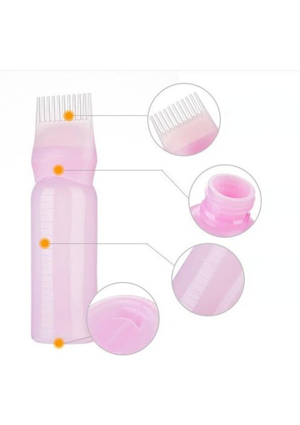 1 Adet-Mor 1/2 Adet 120ML Salon Boş Saç Boyası Şişesi Aplikatör Fırça Dağıtım Saç Boyama Boyama Şişeleri Kuaförlük Şekillendirici Aracı (Yurt Dışından)