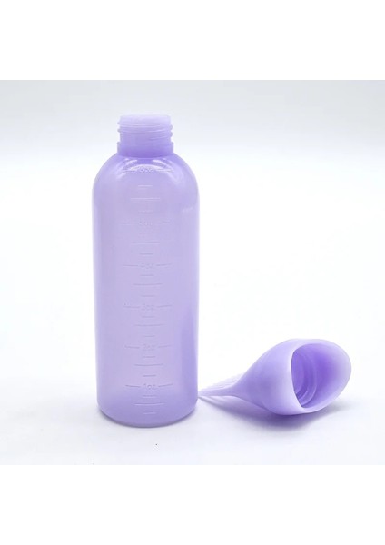 1 Adet-Mor 1/2 Adet 120ML Salon Boş Saç Boyası Şişesi Aplikatör Fırça Dağıtım Saç Boyama Boyama Şişeleri Kuaförlük Şekillendirici Aracı (Yurt Dışından)