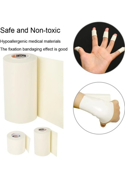 10 cm x 300 cm 5/10 cm * 3 M Mikro Köpük Yapışkan Köpük Ilk Yardım Su Geçirmez Bant Ayarı Spor Yapışkan Bandaj Underwrap Tıbbi Elastik Sabit Bantlar (Yurt Dışından)