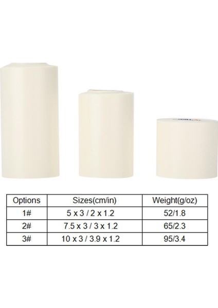 10 cm x 300 cm 5/10 cm * 3 M Mikro Köpük Yapışkan Köpük Ilk Yardım Su Geçirmez Bant Ayarı Spor Yapışkan Bandaj Underwrap Tıbbi Elastik Sabit Bantlar (Yurt Dışından)