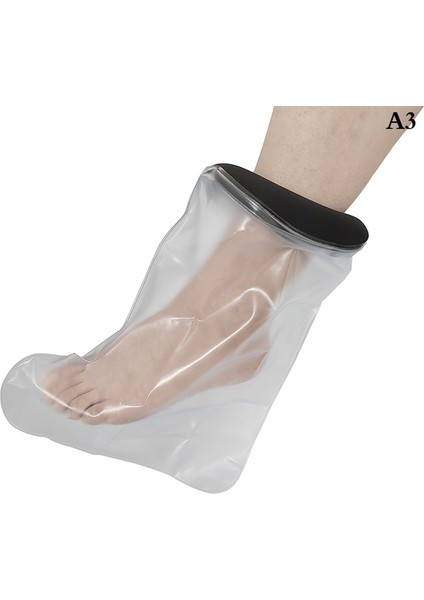 A3 Duş Kapağı Çocuk Yetişkin Su Geçirmez Mühürlü Döküm Bandaj Koruyucu Yara Kırığı Bacak Ayak Kol El Banyosu Koruyucu Halka Kol (Yurt Dışından)