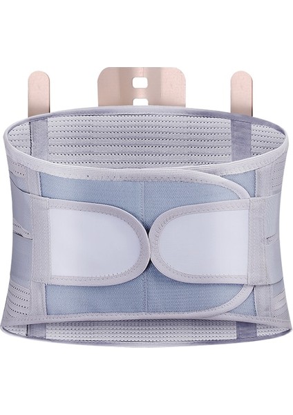 Gri-Beyaz Xxl Bel Destek Kemeri Disk Hernisi Ortopedik Korse Sırt Omurga Dekompresyon Brace Bel Traksiyon Kemeri Bel Desteği (Yurt Dışından)