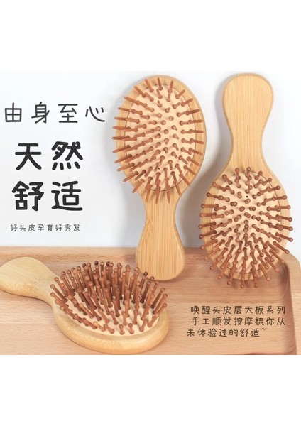 Yuvarlak Saç Fırçası Kadın Masaj Bambu Tarak Anti Statik Yüksek Kaliteli Dolaşık Açıcı Saç Dökülmesini Azaltmak Şekillendirici Araçları Saç Kesimi Aksesuarları (Yurt Dışından) modelleri