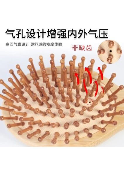 Yuvarlak Saç Fırçası Kadın Masaj Bambu Tarak Anti Statik Yüksek Kaliteli Dolaşık Açıcı Saç Dökülmesini Azaltmak Şekillendirici Araçları Saç Kesimi Aksesuarları (Yurt Dışından) indirimleri