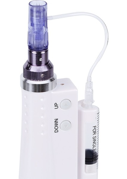 10 Adet 5d Nano Mts Mikroiğne 10 Adet Kartuş ve 10 Adet Şırınga Tüpü Vida Takımları 2 In 1 Mini Hydra Tabancası Otomatik Mezoterapi Enjektörü F8 (Yurt Dışından)