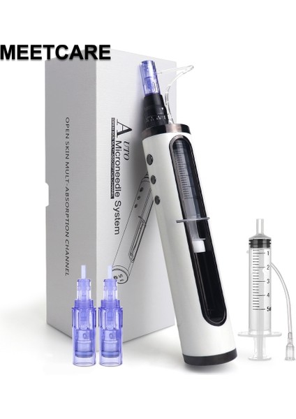 10 Adet 9 Pin İğne Hydra Enjektör Derma Mikroiğne Kalem Mezoterapi (Yurt Dışından)