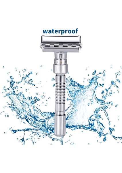 1 Jilet 5 Bıçak Yeni Ayarlanabilir Çift Kenar Tıraş Güvenlik Jilet Tıraş Bıçakları Çinko Alaşım Krom Jilet 5 Bıçaklı (Yurt Dışından) indirimleri