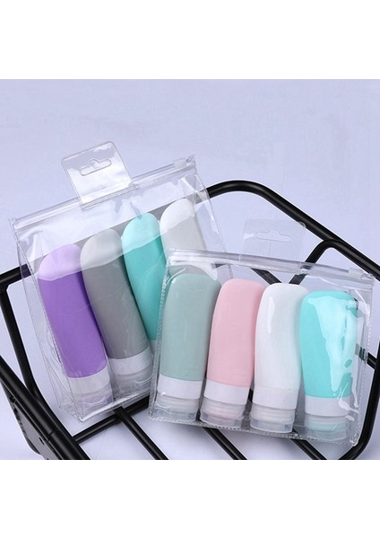 90 ml 4 Adet Silikon Seyahat Şişeleme Seyahat Kiti Şişeleme Losyon Şişeleme Depolama Şişesi Silikon Şişe Küçük Numune Şişesi (Yurt Dışından) indirimleri