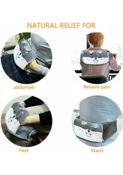 Açık Kahverengi 2 Adet El Isıtıcı Bel Pedi 1000 ml Sıcak Su Şişesi Çantası Sıcak Bel Kapağı Kemer Mide Karın Isınma Bandı Boyun Geri El (Yurt Dışından) indirimleri