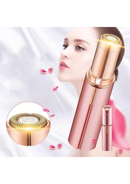 Rose-No Box USB Ruj Tıraş Makinesi Kadın Yüz Sakal Ağrısız Elektrikli Tıraş Makinesi Bikini Bacak Epilasyon USB Şarj Edilebilir Mini Tıraş Makinesi Çok Amaçlı (Yurt Dışından) fırsatları