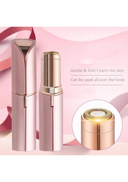 Rose-No Box USB Ruj Tıraş Makinesi Kadın Yüz Sakal Ağrısız Elektrikli Tıraş Makinesi Bikini Bacak Epilasyon USB Şarj Edilebilir Mini Tıraş Makinesi Çok Amaçlı (Yurt Dışından) indirimleri