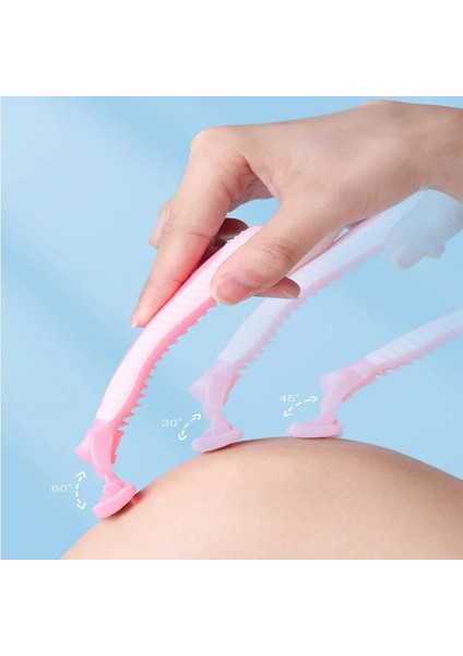 Tıraş Makinesi Mavi Manuel Tıraş Bıçağı Üç Katmanlı Bıçak Kullanımı Kolay Değiştirilebilir Bıçak Sapı Evrensel Taşınabilir Cilt Bakımı Epilasyon Cihazı (Yurt Dışından) indirimleri