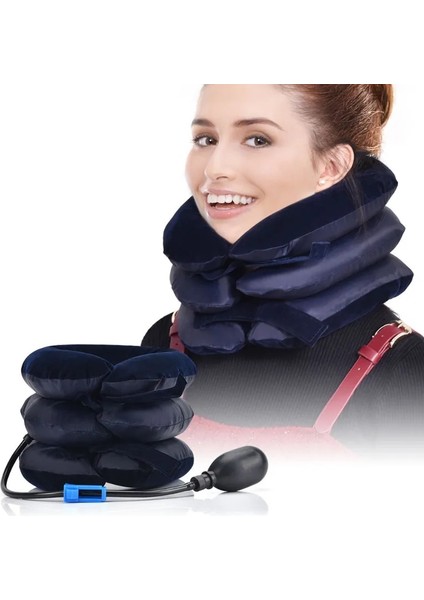 Kahverengi U Boyun Yastık Hava Şişme Yastık Servikal Brace Boyun Omuz Ağrısı Relax Destek Masaj Yastık Hava Yastığı Çekiş Yumuşak (Yurt Dışından) fiyatları