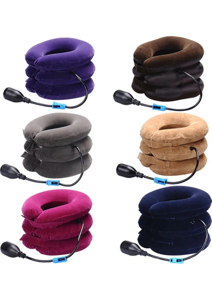 1 Adet Şişme Boyun Servikal Traksiyon Aparatı Ev Doğru Boyunluk Fizyoterapi Masaj Streç Servikal Spondiloz (Yurt Dışından) fiyatları