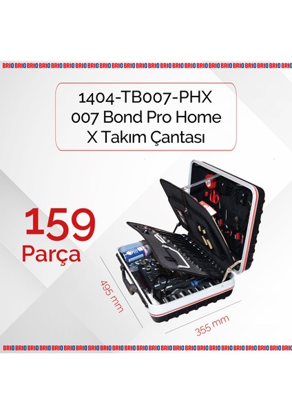 Takım Çantası 007 Bond Pro Home X 159 Parça fiyatları