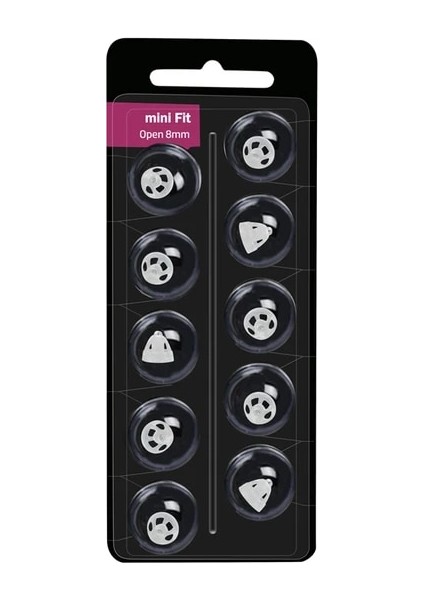 Mini Fit 8mm Açık Işitme Cihazı Uçları Minifit Yedek Açık Kubbe Mini Fit Açık 8mm 10MM Oticon Rıtec Rıc Işitme Cihazları (Yurt Dışından)