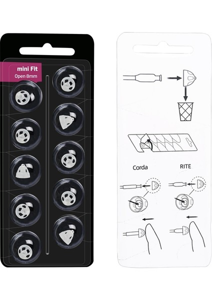Mini Fit 8mm Açık Işitme Cihazı Uçları Minifit Yedek Açık Kubbe Mini Fit Açık 8mm 10MM Oticon Rıtec Rıc Işitme Cihazları (Yurt Dışından) fiyatları