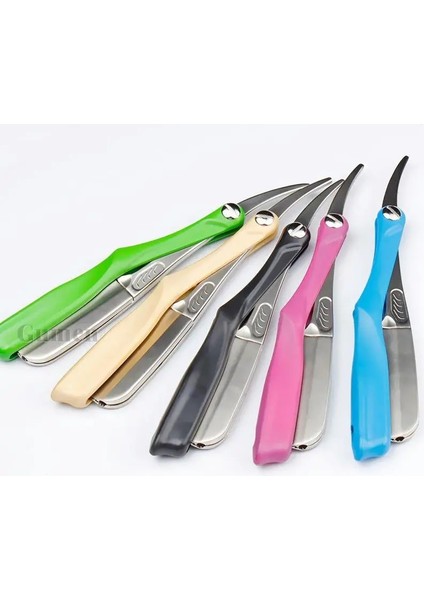 Mavi Jilet Seti Yüksek Kaliteli Geleneksel Erkek Jilet Çinko Alaşım Manuel Tıraş Makinesi Sakal ve Yüz Epilatör Kuaför Tüy Bıçak (Yurt Dışından) modelleri