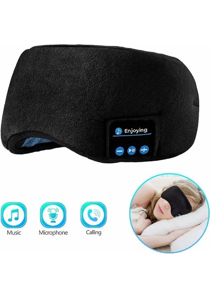 Opp Gri Sıcak Uyku Göz Kapağı Müzik Kulaklık Kafa Bandı Bluetooth Uyumlu Gölgeleme Rahat Göz Körü Körüne Uykusuzluğu Azaltın Rahatlayın (Yurt Dışından) modelleri