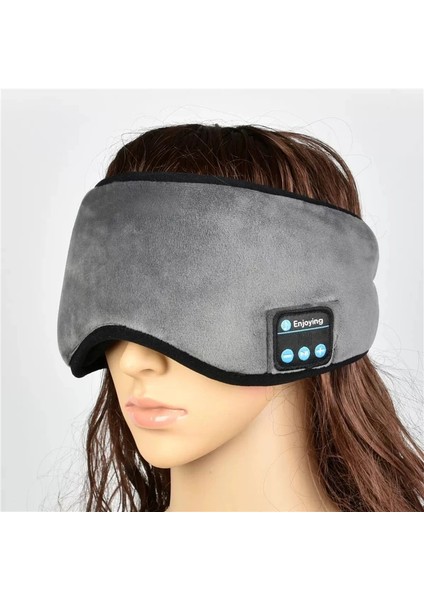 Opp Gri Sıcak Uyku Göz Kapağı Müzik Kulaklık Kafa Bandı Bluetooth Uyumlu Gölgeleme Rahat Göz Körü Körüne Uykusuzluğu Azaltın Rahatlayın (Yurt Dışından) indirimleri