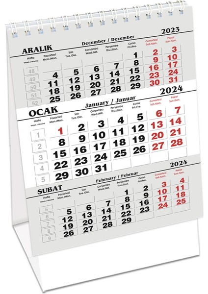 2024 Denizci Üçgen Masa Takvimi MDZK-786