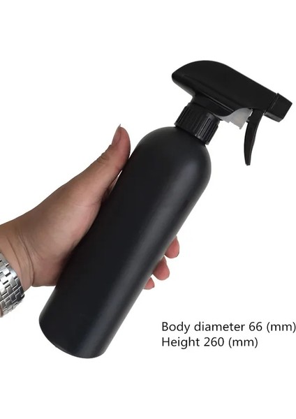 Siyah 500 ml Kuaförlük Sprey Şişesi Boş Şişe Doldurulabilir Sis Şişesi Alkol Dezenfektan Dispenseri Salon Kuaför Su Püskürtücü 500 ml (Yurt Dışından) fiyatları