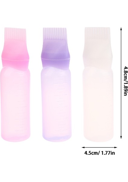 Beyaz 1 Adet 120 ml Plastik Saç Yağı Aplikatör Şişesi Kuaförlük Şampuan Şişesi Saç Boyası Doldurulabilir Şişe Saç Boyama Şekillendirici Araçları (Yurt Dışından) modelleri