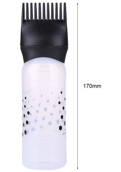 Siyah 50 Oz Saç Boyası Boş Şişe Aplikatör Tarak Mükemmel Dayanıklı Esnek Plastik Leke Dağıtım Fırçası Şekillendirici Aracı (Yurt Dışından) fiyatları