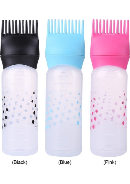 Siyah 50 Oz Saç Boyası Boş Şişe Aplikatör Tarak Mükemmel Dayanıklı Esnek Plastik Leke Dağıtım Fırçası Şekillendirici Aracı (Yurt Dışından) indirimleri