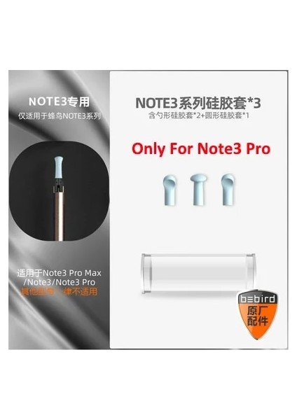 Note3 Pro Için 3 Adet Bebird R1, R3, T15 Note3 Pro Ipucu X3 Orijinal Kulak Çubukları Earpick Kulak Temizleyici Yedek Uç Aksesuarı Kulak Kiri Temizleme Aracı Seti (Yurt Dışından)