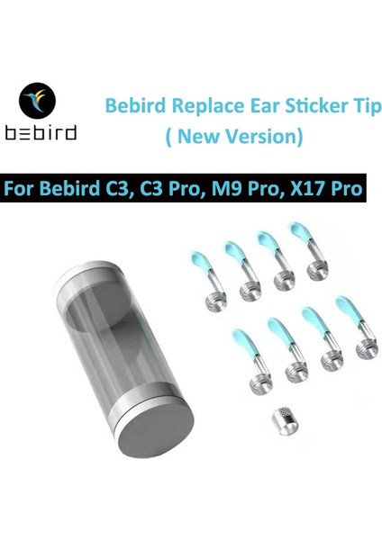 Note3 Pro Için 3 Adet Bebird R1, R3, T15 Note3 Pro Ipucu X3 Orijinal Kulak Çubukları Earpick Kulak Temizleyici Yedek Uç Aksesuarı Kulak Kiri Temizleme Aracı Seti (Yurt Dışından)