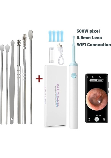 Tip 3 Beyaz 5 mm Hd Görsel Kulak Endoskop 3 In 1 USB Otoskop Kulak Kiri Temizleme Muayene Kamera Araçları Android Telefon Pc Için (Yurt Dışından) fiyatları