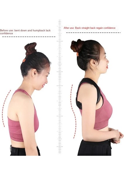 Ağırlık Için Sarı Ok S 20-40K Tıbbi Ayarlanabilir Klavikula Duruş Düzeltici Erkekler Kadınlar Üst Sırt Desteği Omuz Bel Desteği Kemer Korse Duruş Düzeltme (Yurt Dışından)