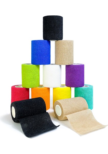 Mavi 2.5 cm x 4.8 M 1 Rulo 2.5/5/7.5/10 cm * 4.8 M Dokunmamış Elastik Kendinden Yapışkanlı Bandaj Yapışkanlı Bandaj Spor Sabitleme Parmak Bilek Bacak (Yurt Dışından) fiyatları