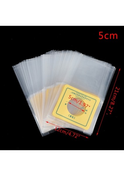 M5 Yeni 50 Adet/grup 3/4/5/6 cm Yetişkinler Için Ekonomik Tahliye Vanası Kolostomi Torbaları;tek Parça Sistemli Ostomi Torbası (Yurt Dışından)