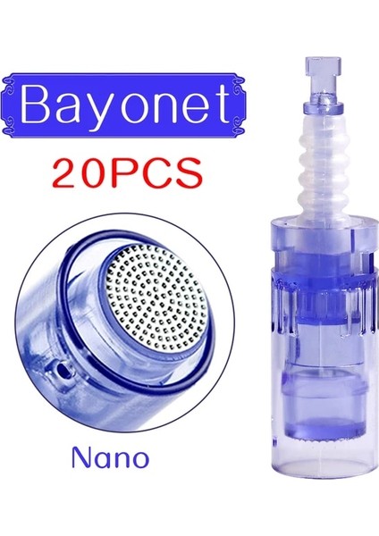 20 Adet Elektrikli Derma Araçları Süngü Iğneler Kartuşları 9/12/36/42/nano/3d/5d Kare Nano Ultima Mym/m5/m7 A6 Mts Otomatik Mikroiğne (Yurt Dışından) fiyatları