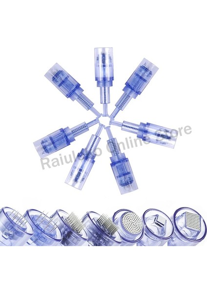 10 Adet 100/50/10 Adet Vida Bağlantı Noktası Iğne Kartuşu Derma Araçları 9/12/36/42/nano/3d/5d Kare Nano Mikro Iğne Yedek Dövme Ucu (Yurt Dışından)