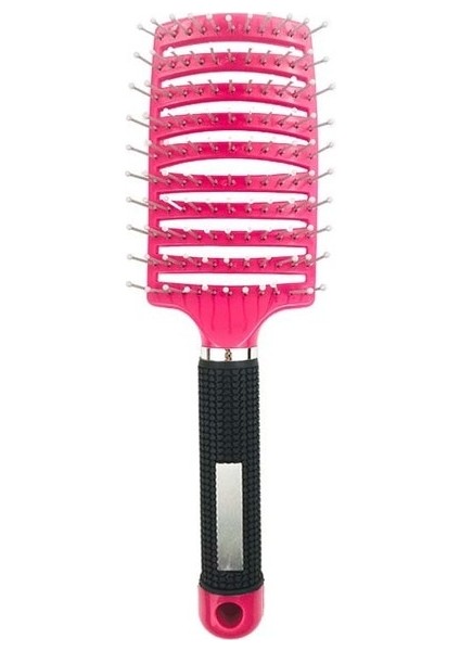 Gül Kırmızı Profesyonel Kaburga Tarak Kuaförlük Tarak Kıvırcık Saç Kaburga Tarak Masaj Saç Fırçası Saç Derisi Saç Fırçası Tarak Saç Şampuan Fırçaları (Yurt Dışından)